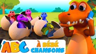 Cinq Petits Crocodiles | Ah les crocodiles | Comptines pour Bébé | ABC Chansons