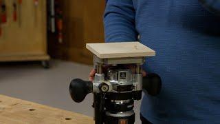Woodworking Tip: Small Parts Router Trammel