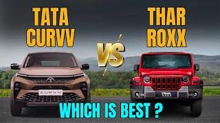 Tata Curvv vs Mahindra Thar Roxx | Thar Roxx vs Tata Curvv | Which is Best ? Antique Auto Car