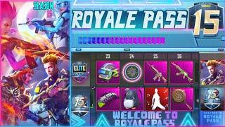 SEASON 15 ROYAL PASS | PUBG SEASON 15 LEAKS - ROYALE PASS REWARDS OF SEASON 15 PUBG MOBILE