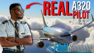 Real A320 Pilot Plays Microsoft Flight Simulator 2020 - Realistic 30 min A320 NEO Full Flight in 4K