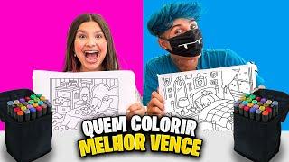 PINTANDO BOBBIE GOODS COM MAIOR KIT DE CANETAS *Quem colorir melhor vence