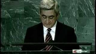 Armenian.President..Serzh Sargsyan.UN General Assembly 2008