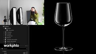 How to Shoot Clean Glassware with Speedlights, on a Black Background