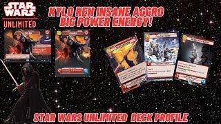 Star Wars Unlimited Kylo Ren Red/Yellow Deck Profile