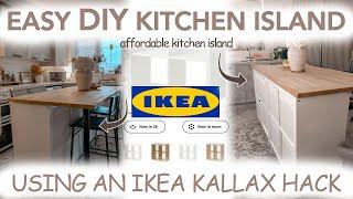 IKEA HACK | Easy DIY Kallax Kitchen Island on a BUDGET 2024