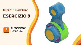 Tutorial Fusion 360 - Impara a modellare: Esercizio 9, Biella