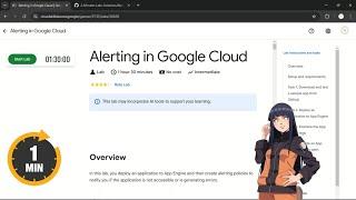 Alerting in Google Cloud | #qwiklabs | #quickgcplab