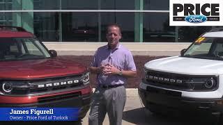 Price Ford of Turlock offering $8,000 off 2024 Ford Bronco Sport previous service loaners