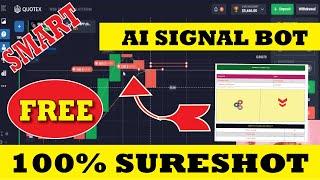 Smart Ai signal bot 100% sureshot binary trading.  quotex best strategy, quotex otc market strategy