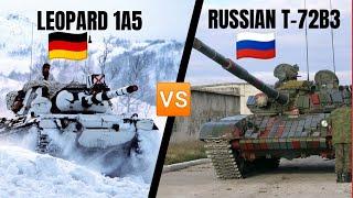 German Leopard 1A5 Vs Russian T-72B3:Quality vs Quantity