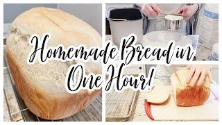 1ST TIME BAKING BREAD AT HOME! | EASY BREAD RECIPE USING OSTER 2 LB. BREADMAKER WITH EXPRESS BAKE