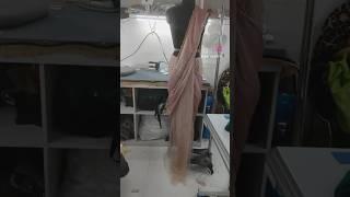 Making Dress From Scratch #dressfromscratch #drapesaree #designersaree #sareedesign #heavysaree