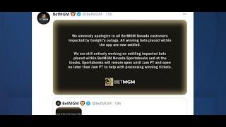 BetMGM says issues with its app have been resolved