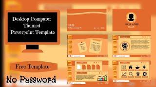 Cara Membuat Template Powerpoint Bertema Komputer Desktop [FREE TEMPLATE]