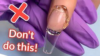 Mistakes when Doing Soft Gel Extensions | Saviland Coffin Tips Review