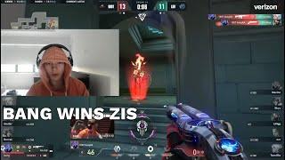 SEN Sinatraa Reacts to 100T Bang GAME WIN CLUTCH!