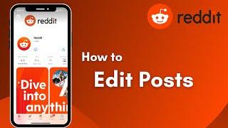 How to Edit Post on Reddit app | 2021