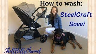 How to wash a SteelCraft Savvi pram!