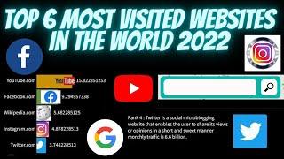 Top 6 most visited websites in the world 2022