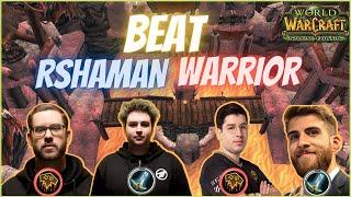 How to Beat Rshaman Warrior ️  l Tbc Rank 1 2v2 Priest Rogue Arenas