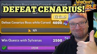 Defeat Cenarius Boss While Cursed - Warcraft Rumble Sylvanas Event Guide