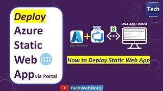 Deploy a Static Web App with Azure Portal