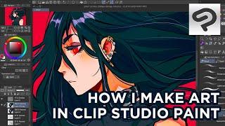 How I Make Art in Clip Studio Paint