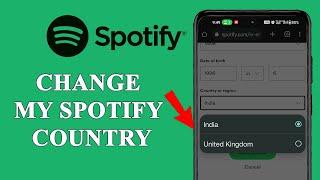 How to change the country on Spotify