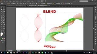 How To Use The Blend Tool Using Adobe Illustrator in Khmer