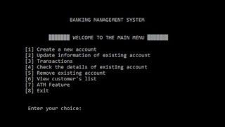 Bank Management System in C Programming with Source code | Source Code & Projects