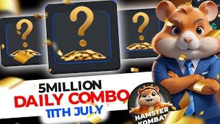 How to UNLOCK 5M Hamster Kombat Daily Combo Today | 11TH JULY Thursday