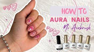 How to AURA NAILS: NO AIRBRUSH with BLOOMING GEL - JELLY GELS| Born Pretty  Gels Try On| Inga Ropaj