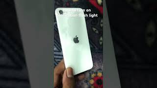 How to turn on notification flash light #easymethod #iphone #ios #tech #notification #flash