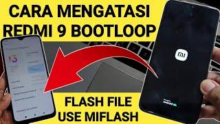 Cara flash Redmi 9 Bootloop dengan firmware terbaru Miui 13 File dan tool gratis