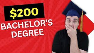 Bachelor's Degree for $200! | Here's how I did it...