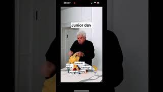 Senior Developer vs Junior Developer #memes #funny #comedy #jokes