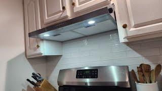 COSMO 5U30 30 inch Under Cabinet Range Hood | Review and Installation