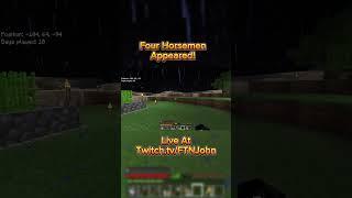 John sees a skeleton horse and regrets it! twitch.tv/FTNJohn #minecraftmemes #minecraft #twitch