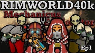 TOXIC Waste & Xenotech | Rimworld 40k : Mechanicus Explorator | Episode 1