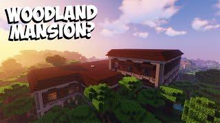 MENCOBA TEORI WOODLAND MANSION! Minecraft