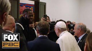 Deontay Wilder tours the Colosseum, meets Pope Francis | PBC ON FOX
