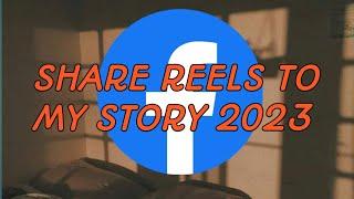 How to share someone's reel to my story on Facebook