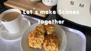 Easy soft scones |Let’s bake and buy ingredients together |South African YouTuber