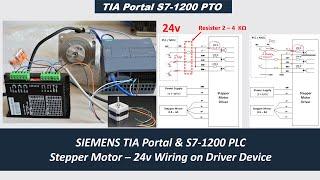 MS08a. [Stepper Motor] Stepper Driver Wring with PLC 24v Pulse Signal (Resister for TB6600 FMD2740C)