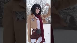 Mikasa Ackerman Cosplay#anime #cosplay #attackontitan #mikasaackerman