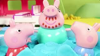 Peppa Pig | Muddy Petting Farm | HasTV Play | Kids Fun |