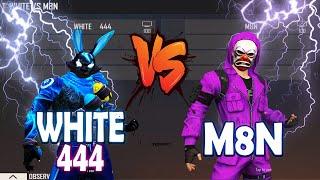 WHITE 444 VS M8N | NEW PC PLAYER M8N VS WHITE 444 KING OF ONE SHOT - MOST AWAITED ROOM