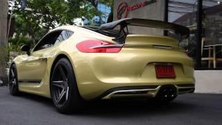 First Fi Exhaust for Porsche Cayman 981 by Redline Auto