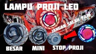 Lampu variasi motor proji led jangan salah pilih